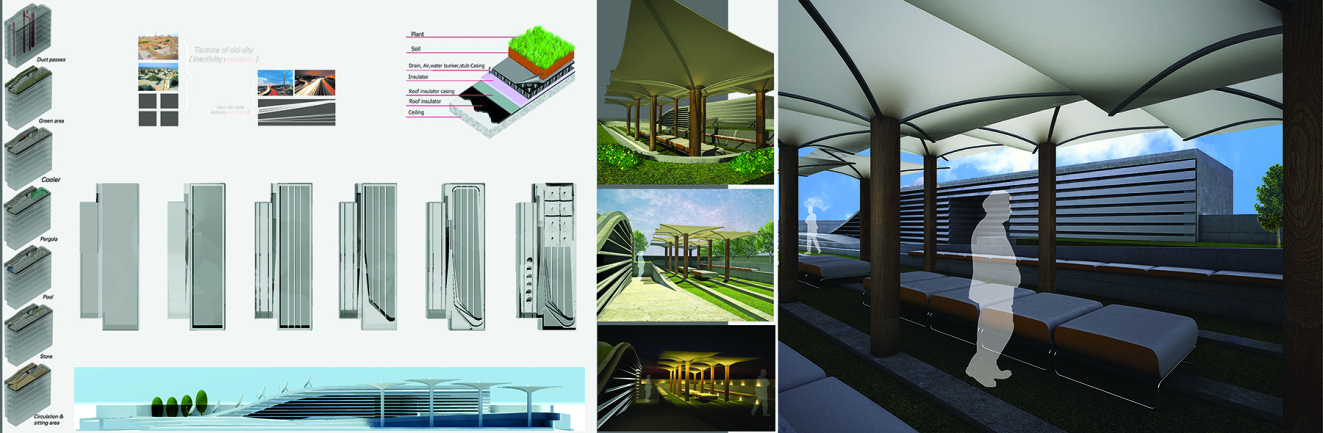 The chosen and commended design of The Best Student Architect of The Year 